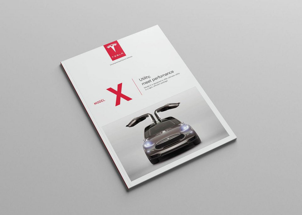 特斯拉汽車模型概念信息畫冊設(shè)計(jì)欣賞